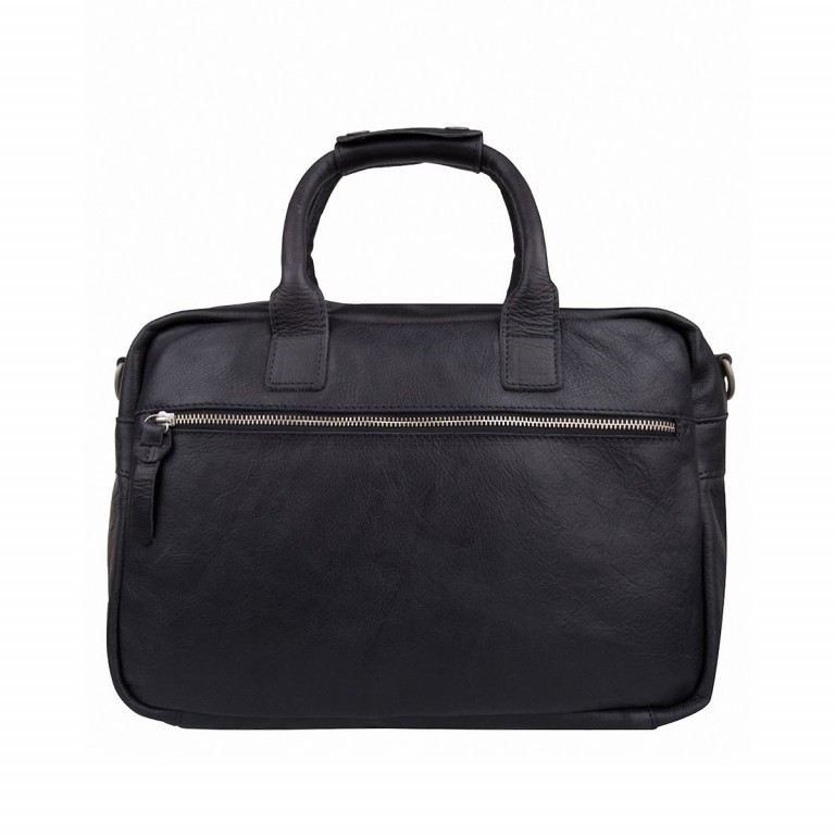Tasche The Small Bag Black, Farbe: schwarz, Marke: Cowboysbag, Abmessungen in cm: 38x23x14, Bild 4 von 5