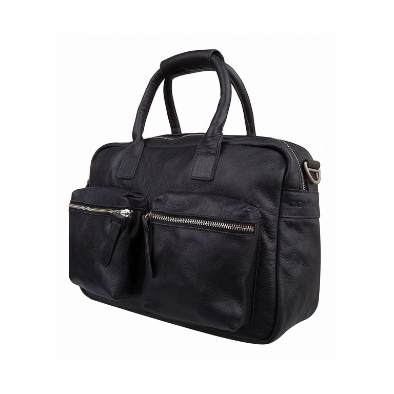 Tasche The Small Bag Black, Farbe: schwarz, Marke: Cowboysbag, Abmessungen in cm: 38x23x14, Bild 2 von 5