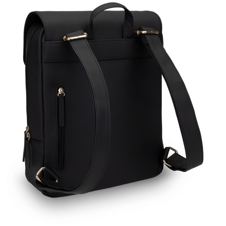 Rucksack Tromso Allblack, Farbe: schwarz, Marke: Kapten & Son, EAN: 4251145250201, Abmessungen in cm: 29x36x12, Bild 4 von 7