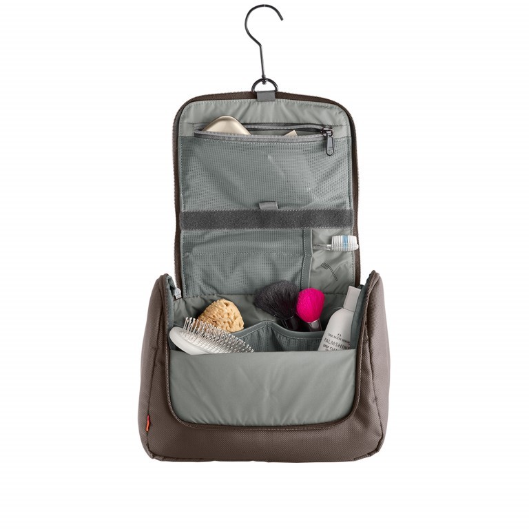 Kulturbeutel Washpool-M 12653 Black, Farbe: schwarz, Marke: Vaude, Abmessungen in cm: 28x15x21, Bild 3 von 3