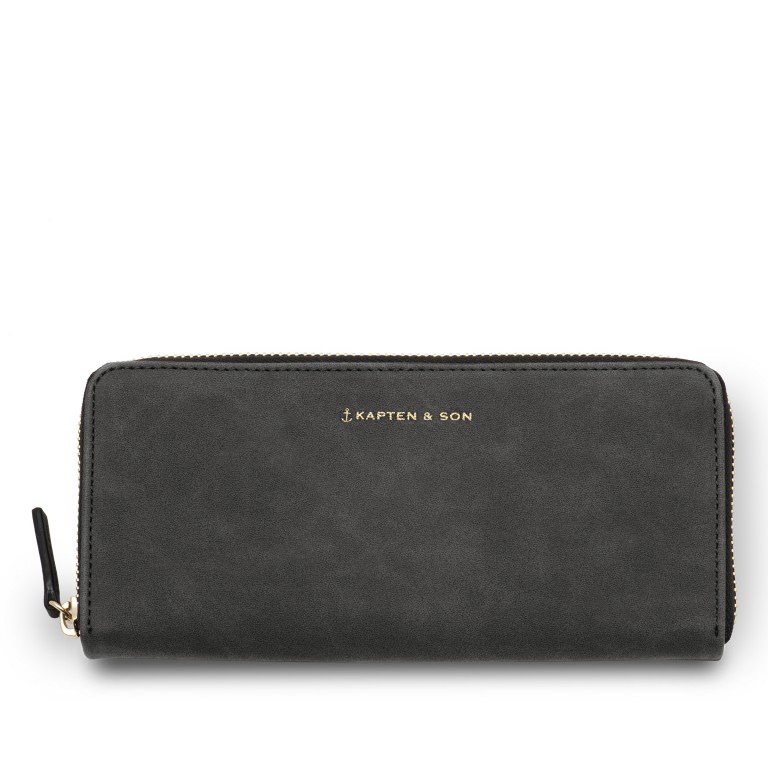 Geldbörse Geldbörse Black, Farbe: schwarz, Marke: Kapten & Son, EAN: 4251145200770, Abmessungen in cm: 10x20x2, Bild 1 von 5