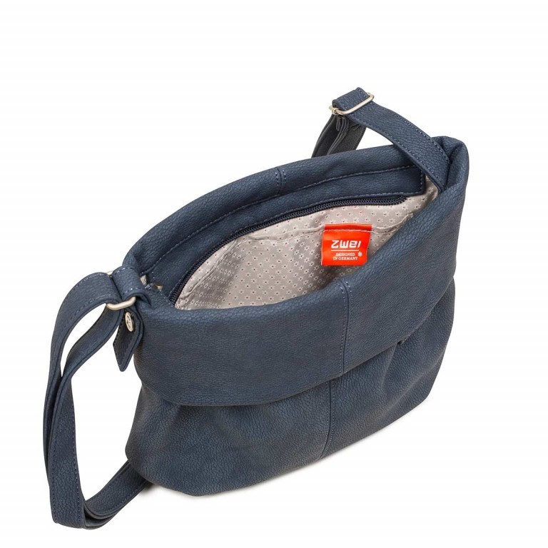 Umhängetasche Mademoiselle M5 Blue, Farbe: blau/petrol, Marke: Zwei, EAN: 4250257907614, Abmessungen in cm: 24x23x6, Bild 5 von 5