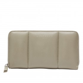 Tommy Hilfiger Geldbörse Feminine Slim Wallet Zip Around Smooth Taupe