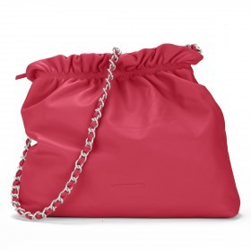 Beuteltasche Soft Volume Louanne Silky Leather Hot Pink