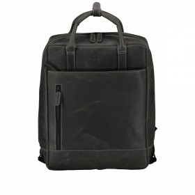 Rucksack Huntsville Horacio mit Laptopfach 14 Zoll Schwarz