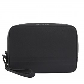 Kulturbeutel Business Leather Washbag Black