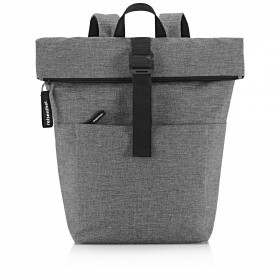 Rucksack Rolltop Backpack mit Laptopfach 15,6 Zoll Twist Silver