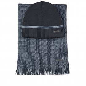 Mütze und Schal Mind zweiteiliges Geschenkset Dark Blue