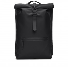 Rucksack Rolltop mit Laptopfach 16 Zoll Black