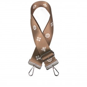 Schulterriemen Biene Silberkarabiner Taupe