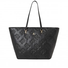 Shopper Refined Tote Bag Black