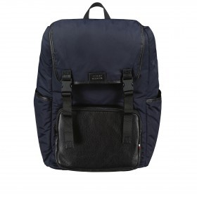 Rucksack Lux Nylon Flap Backpack Space Blue
