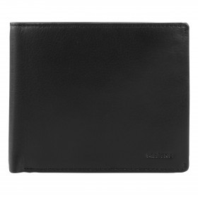 Geldbörse F3 Gandolf mit RFID-Schutz Schwarz
