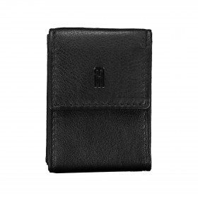 Wickelbörse Nappa Schwarz