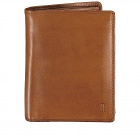Geldbörse Vintage mit RFID-Schutz Dark Cognac