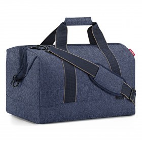 Reisetasche Allrounder L Heringbone Dark Blue