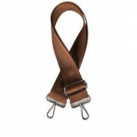 Schulterriemen Silberkarabiner Cognac