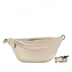 Gürteltasche Silberbeschlag Beige