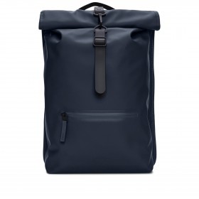 Rucksack Rolltop mit Laptopfach 16 Zoll Navy