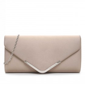 Umhängetasche / Clutch Amalia Light Taupe