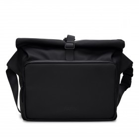 Kuriertasche Rolltop Commuter Bag erweiterbar Black