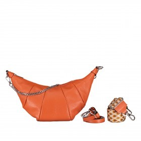 Beuteltasche mit drei Riemen Orange