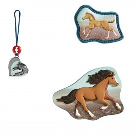 Sticker / Anhänger für Schulranzen Magic Mags Wild Horse Ronja