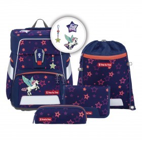 Schulranzen Space Shine Special Edition Set 5-teilig Pegasus Night Nuala