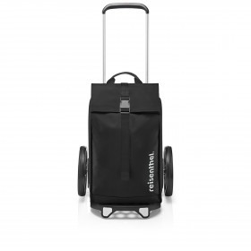 Einkaufsroller Citycruiser Set aus Rack und Rolltop-Tasche Black