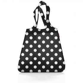 Falttasche Mini Maxi Shopper Dots White