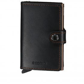 Geldbörse Miniwallet Original mit RFID-Schutz Black Brown