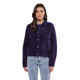 Jacke Bubbly Größe L Eggplant
