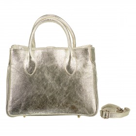 Handtasche Metallic Gold