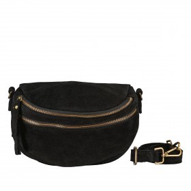 Gürteltasche / Umhängetasche Velours Schwarz