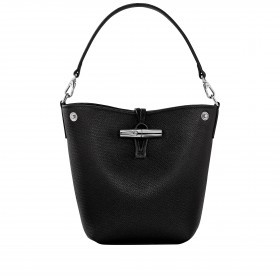 Umhängetasche Roseau Bucket Bag XS variabel in der Form Schwarz