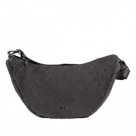 Beuteltasche Shearling By my Side big Dark Grey
