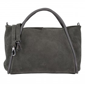Handtasche Willow Shopper small Suede Dark Grey
