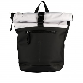 Rucksack New York Bruce erweiterbar Schwarz