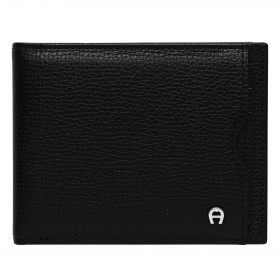 Geldbörse Theo mit herausnehmbaren Cardcase Black