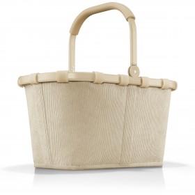 Einkaufskorb Carrybag Cord Sand