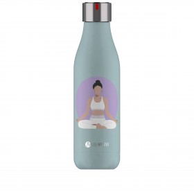 Trinkflasche Urban Yoga Hellgrün