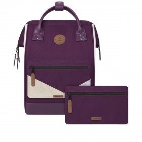 Rucksack Adventurer Medium Kingston mit zwei auswechselbaren Vortaschen Lila
