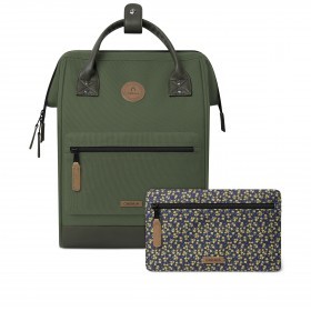 Rucksack Adventurer Medium Seoul mit zwei auswechselbaren Vortaschen Grün