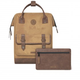 Rucksack Adventurer Medium Colombo mit zwei auswechselbaren Vortaschen Camel