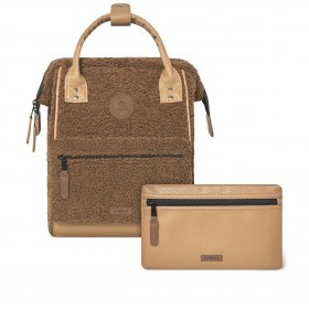 Rucksack Adventurer Small Tucson mit zwei auswechselbaren Vortaschen Hellbraun