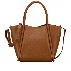 Handtasche mit herausnehmbarem Futteral Hellbraun