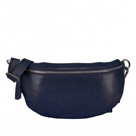 Gürteltasche mit Silberfittings Dunkelblau