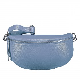 Gürteltasche mit Silberfittings Hellblau