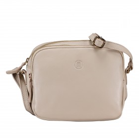 Umhängetasche Nappa Camera Bag mit Goldfittings Beige