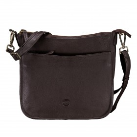 Umhängetasche Nappa Dark Brown